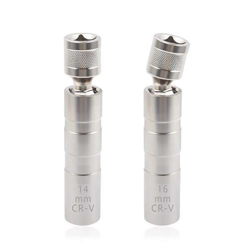 16mm&14mm Spark Plug Socket,Thin Wall 12 Points 3/8