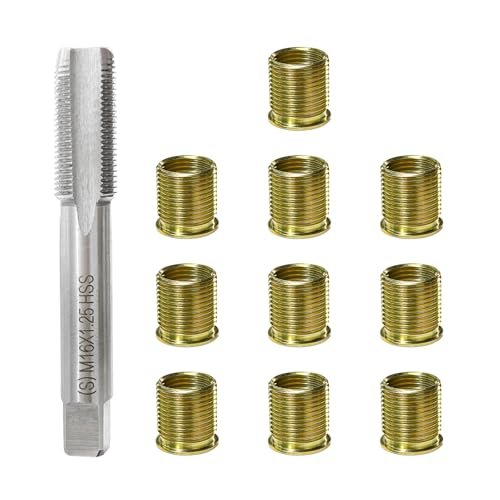 SHMZK 11 PCS Spark Plug Thread Repair Kit, M14×1.25...