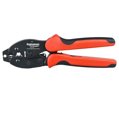ENGINEMAN Spark Plug Wire Crimper, Crimping Pliers for...