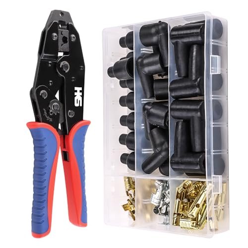 Spark Plug Wire Crimping Tool Kit for Ignition Cables,...