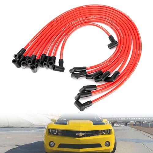 10.5mm High Performance Spark Plug Wire Set Fit for HEI...