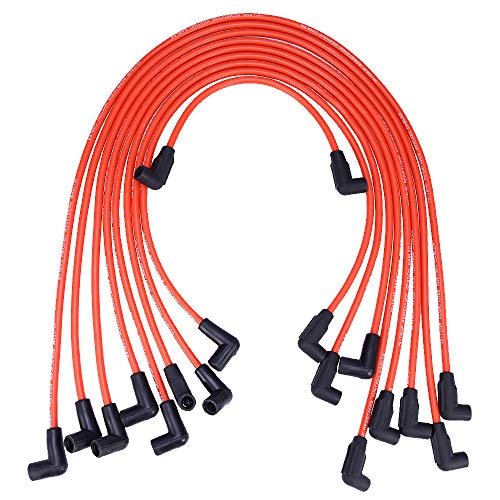 Vkinman 10.5 MM High Performance Spark Plug Wire Set for...