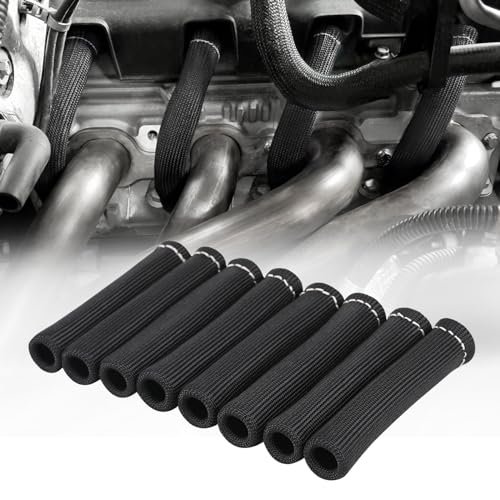 SHINEHOME Spark Plug Wire Heat Shield Sleeve 2500° Spark...