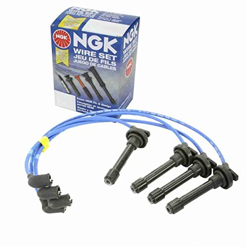 NGK Spark Plug Wire Set Compatible with Mazda Miata 1.6L...