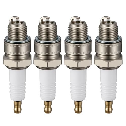 SYKRSS BR8HS-10 Iridium Spark Plugs 4 Pack - Compatible...