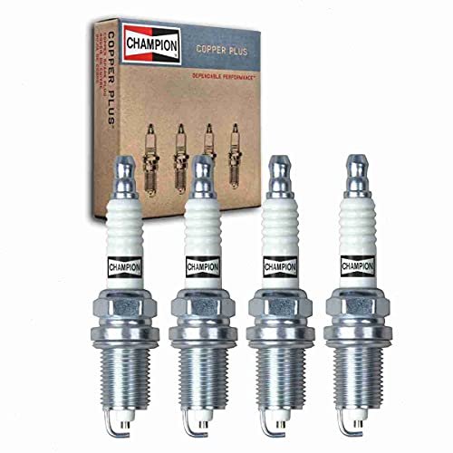 4 pc Champion Copper Plus Spark Plugs compatible with...