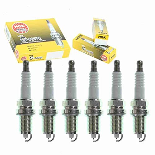 6 pc NGK G-Power Spark Plugs compatible with Honda Accord...