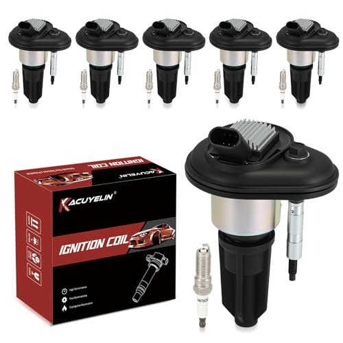 UF303 Ignition Coil Pack and Iridium Spark Plugs Set of...