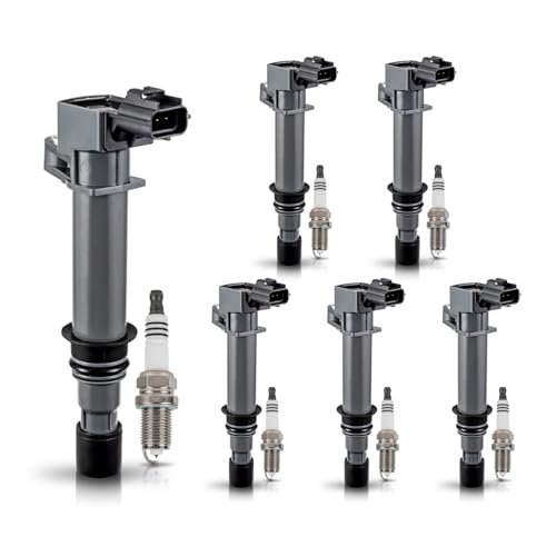 ENA Pack 6 UF270 Ignition Coil and 4504 Spark Plugs...