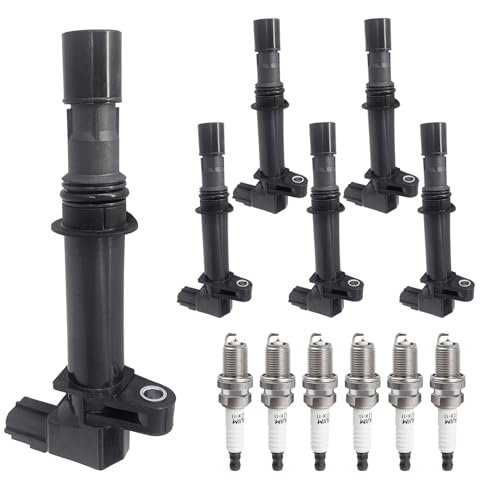 Ignition Coil Pack Spark Plug Kit fit for 3.7 3.7L...