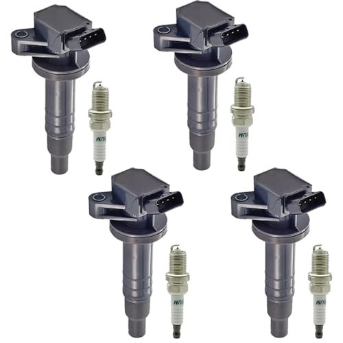 Set of 4 UF247 Ignition Coil & 4503 Iridium Spark...
