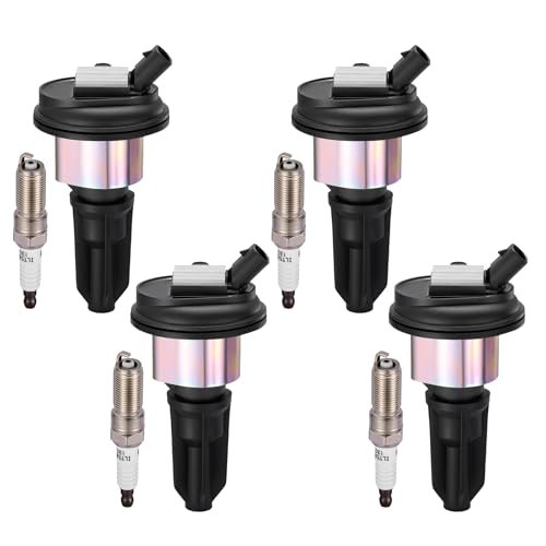 SYKRSS 4-Pack UF303 Ignition Coils & 5019 Spark Plugs...
