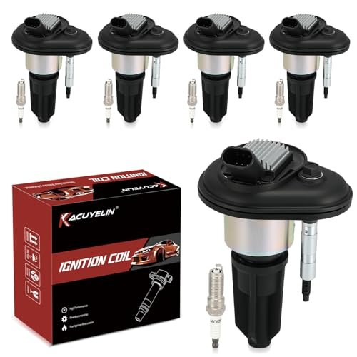 UF303 Ignition Coil Pack and Iridium Spark Plugs Set of...