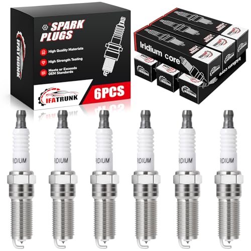 Iridium Spark Plugs 6 Pack Compatible with Chevrolet...