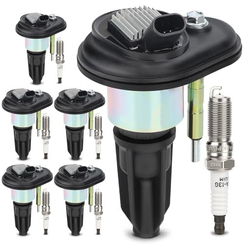 UF303 Ignition Coil & 5019 Double Iridium Spark Plug for...