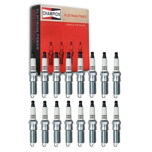 16 pc Champion Platinum Spark Plugs compatible with Dodge...