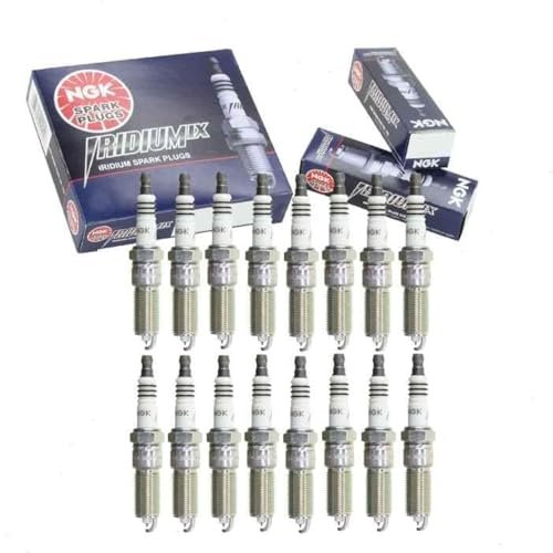 16 pc NGK Iridium IX Spark Plugs compatible with Dodge...