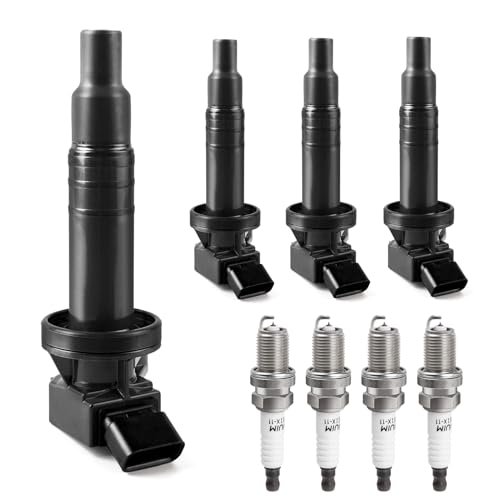 Ignition Coil Pack Spark Plugs Kit fit for 1.8 L4...