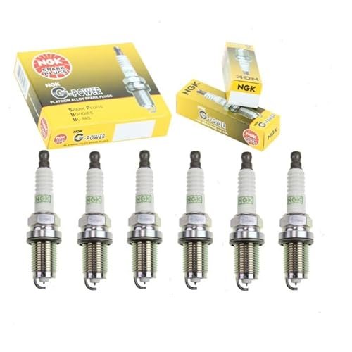 6 pc NGK G-Power Spark Plugs compatible with Honda Accord...