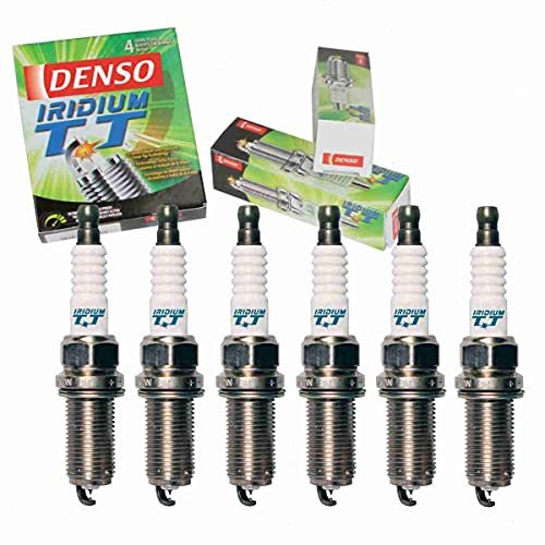 6 pc DENSO Iridium TT Spark Plugs compatible with Toyota...