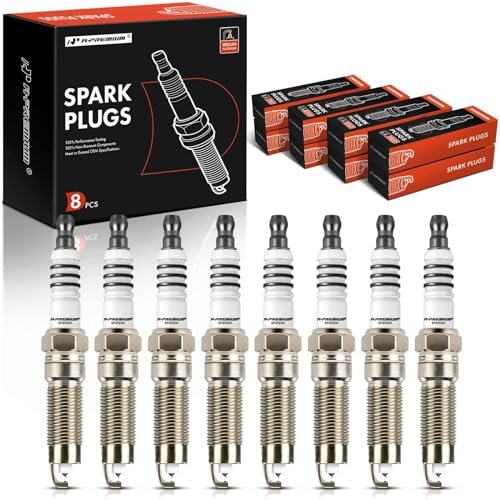 A-Premium Iridium Platinum Spark Plugs Compatible with Ford...