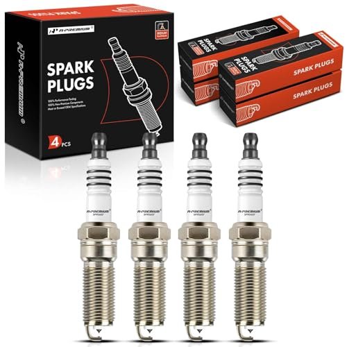 A-Premium Iridium Platinum Spark Plugs Compatible with Ford...