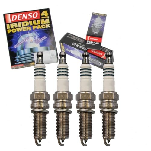 4 pc DENSO Iridium Power Spark Plugs compatible with...