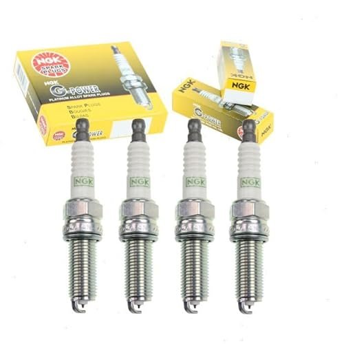 4 pc NGK G-Power Spark Plugs compatible with Honda Accord...