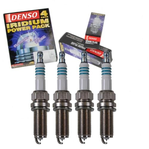 4 pc DENSO Iridium Power Spark Plugs compatible with...