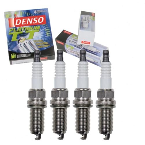 4 pc DENSO Platinum TT Spark Plugs compatible with Toyota...