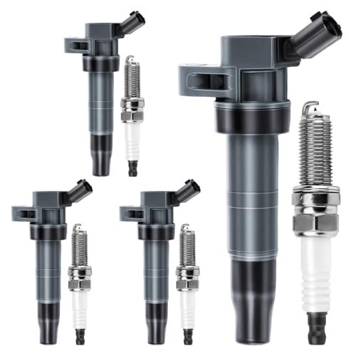Ignition Coil Pack and Iridium Spark Plugs Set of 4...