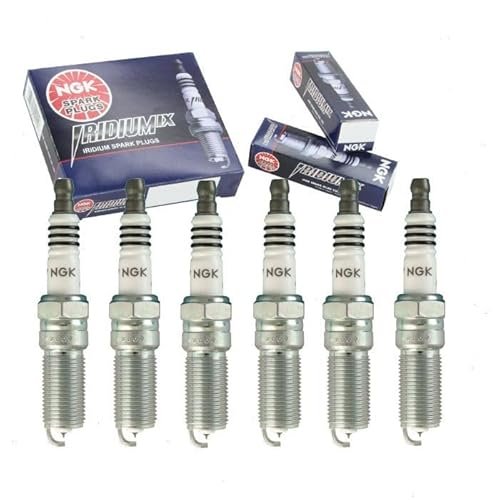 6 pc NGK Iridium IX Spark Plugs compatible with Ford...