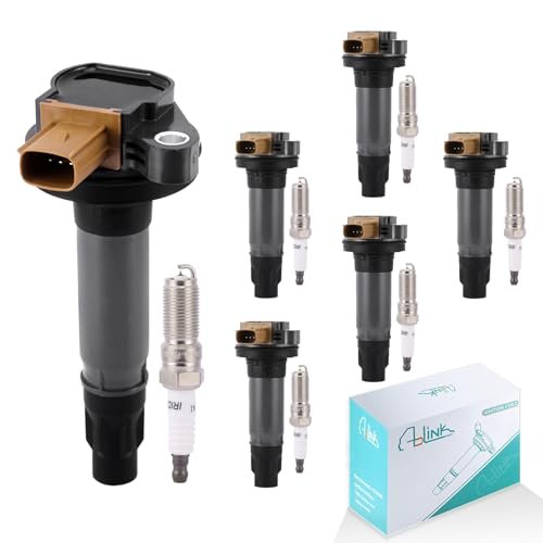 AULINK Set of 6 UF646 Ignition Coil Pack & SP534...
