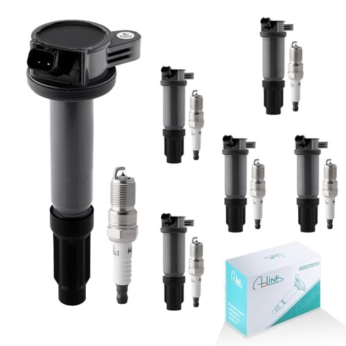 6PCS UF486 Ignition Coil Pack & SP433 Spark Plugs (3.0L...