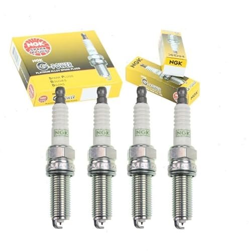 4 pc NGK G-Power Spark Plugs compatible with Honda Civic...