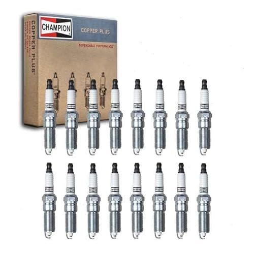 16 pc Champion Copper Plus Spark Plugs compatible with...