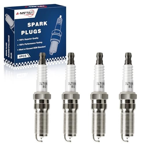 Iridium Platinum Spark Plugs 4 Pack Fits for 2013-2019...