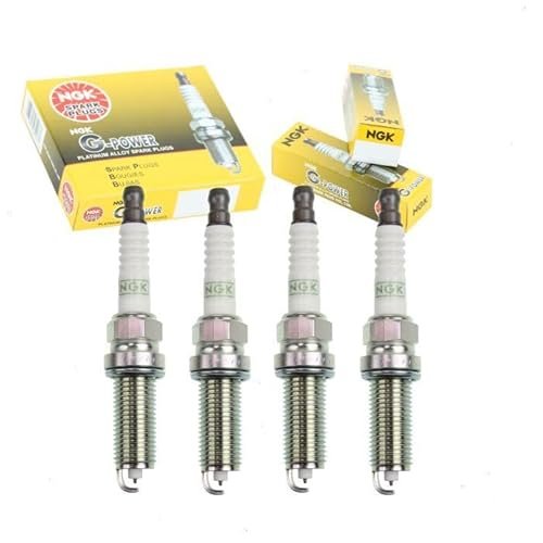 4 pc NGK G-Power Spark Plugs compatible with Nissan...