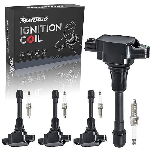 RANSOTO Ignition Coil Pack and Iridium Spark Plug...