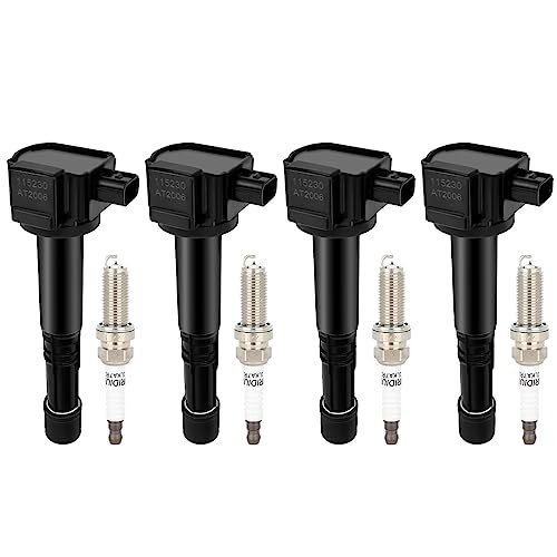 ECCPP UF712 4 ignition coils with 4 iridium Spark Plugs...