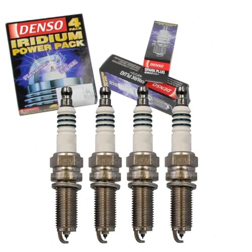 4 pc DENSO Iridium Power Spark Plugs compatible with...