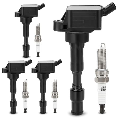 UF816 Ignition Coil & 9723 Double Iridium Spark Plug for...