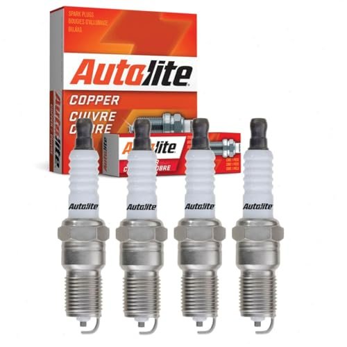 4 pc Autolite Copper Core Spark Plugs compatible with...