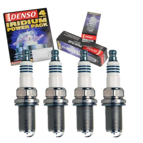 4 pc DENSO Iridium Power Spark Plugs compatible with...