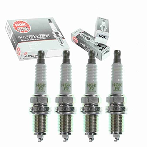 4 pc NGK V-Power Spark Plugs compatible with Toyota...