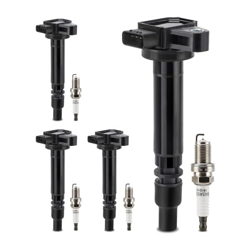 UF323 Ignition Coil & 7090 Double Iridium Spark Plug for...