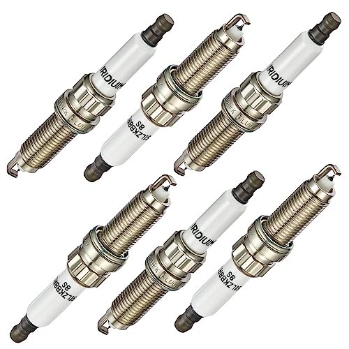 BDFHYK Set of 6 Iridium Spark Plug Compatible with BMW...