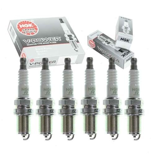 6 pc NGK V-Power Spark Plugs compatible with Toyota...