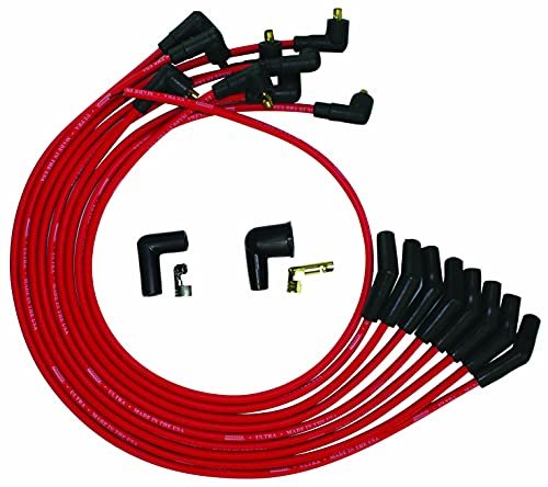Moroso 52073 Ultra Series Red Spark Plug Wires, Ford...