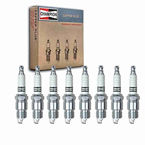 8 pc Champion Copper Plus Spark Plugs compatible with...